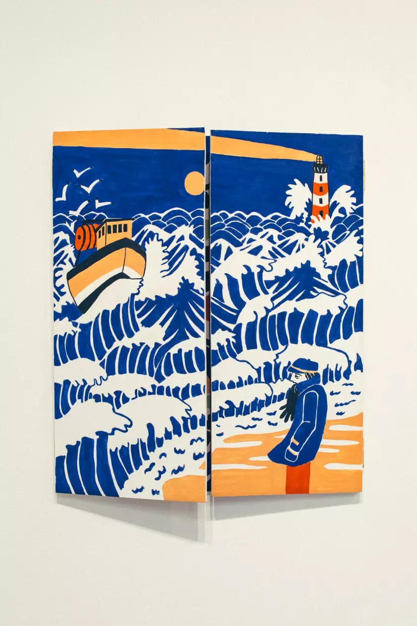 Claire Astigarraga - artiste plasticienne, sérigraphe, dessinatrice et navigatrice.