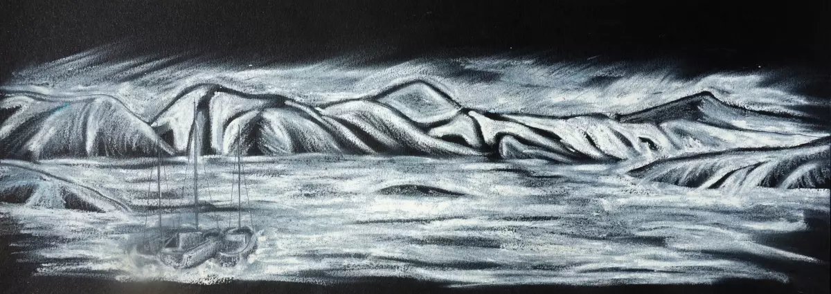 Claire Astigarraga - artiste plasticienne, sérigraphe, dessinatrice et navigatrice.