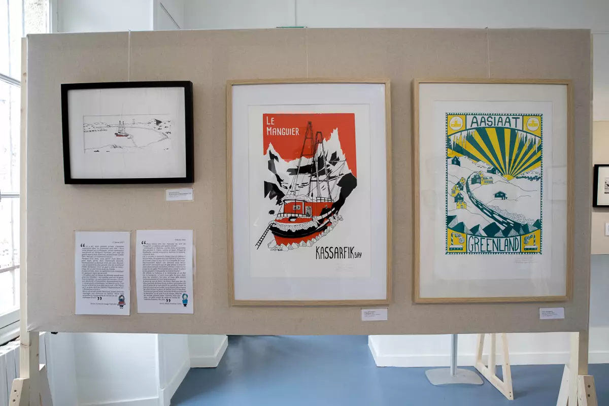 Claire Astigarraga - artiste plasticienne, sérigraphe, dessinatrice et navigatrice.