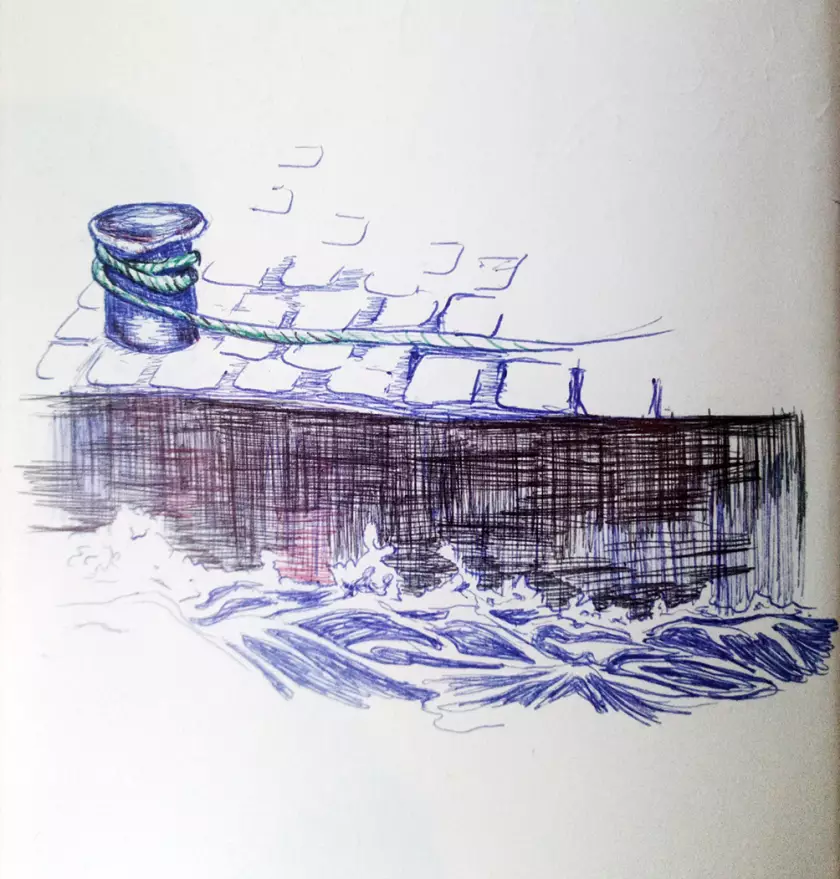 Claire Astigarraga - artiste plasticienne, sérigraphe, dessinatrice et navigatrice.