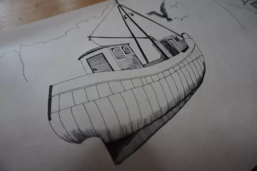 Claire Astigarraga - artiste plasticienne, sérigraphe, dessinatrice et navigatrice.